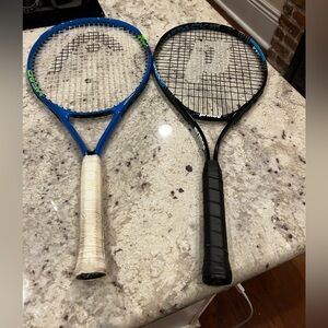 Prince and Head 25 inch tennis rackets
